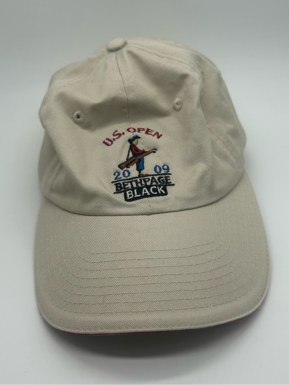 Tan Bethpage Black U.S. Open 2009 Embroidered Hat Cap
